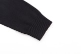 Ami Classic Embroidered Love Versatile Round Neck Sweater