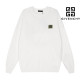 Givenchy Classic Toothbrush Embroidered Logo Versatile Round Neck Sweater