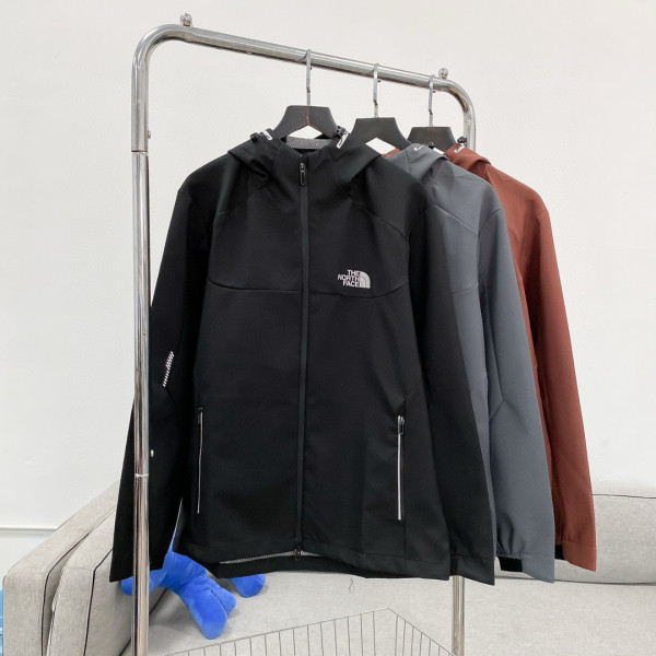 The North Face Classic Couple Reflective Strip Small Logo Soft Shell Outdoor Hoodie