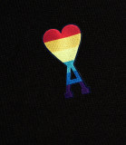 Ami Classic Embroidered Love Versatile Round Neck Sweater