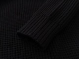 Louis Vuitton Fashion Couple Embroidered Logo Waffle Versatile Sweater
