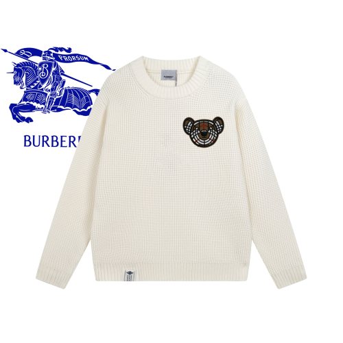 Burberry Classic Couple Embroidered Waffle Casual Sweater