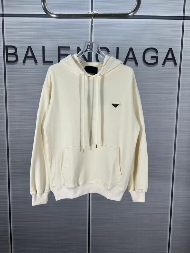 Prada Classic Couple Triangle Logo Casual Hoodie