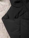 Balenciaga Classic Couple Cola Front Rear Wave Letter Embroidered Down Jacket