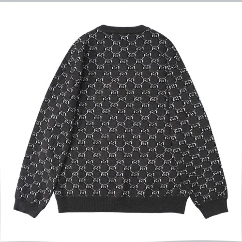 Gucci Classic Double Shadow Double G Jacquard Casual Round Neck Sweater