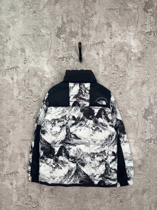 The North Face Classic Contrast Embroidered Logo Snow Mountain Leisure Down Jacket
