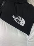 The North Face Classic Contrast Embroidered Logo Large Grid Casual Down Jacket