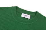 Thom Browne Classic New Embroidered Dog Round Neck Hooded Wool Sweater