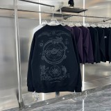 Givenchy Street Embroidered Dragon Head Logo Round Neck Hoodie