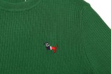 Thom Browne Classic New Embroidered Dog Round Neck Hooded Wool Sweater