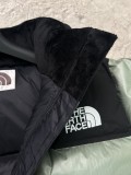 The North Face Classic Contrast Embroidered Logo Large Grid Casual Down Jacket