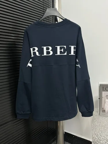 Burberry Classic Letter Logo Bat Sleeve Round Neck Hoodie
