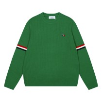 Thom Browne Classic New Embroidered Dog Round Neck Hooded Wool Sweater