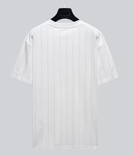 Louis Vuitton New Versatile Hot Diamond Short Sleeve Couple Casual T-shirt