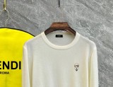 Fendi Unisex Versatile Round Neck Wool Sweater