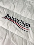 Balenciaga Classic Couple Cola Front Rear Wave Letter Embroidered Down Jacket
