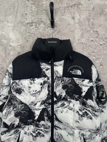 The North Face Classic Contrast Embroidered Logo Snow Mountain Leisure Down Jacket