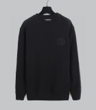 Balenciaga High Street Embroidered Double Collar Sweater Overlapping Casual Sweater