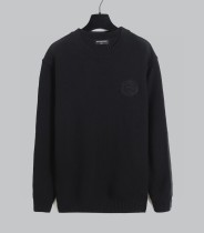 Balenciaga High Street Embroidered Double Collar Sweater Overlapping Casual Sweater