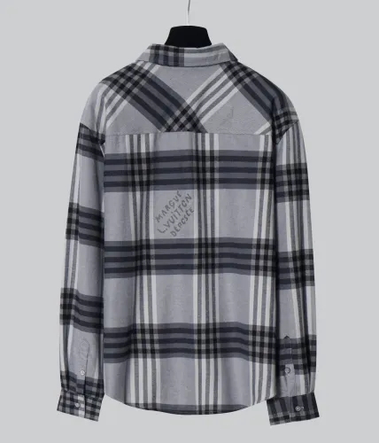 Louis Vuitton New Classic Jacquard Plaid Casual Shirt