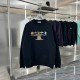 Givenchy Street Embroidered Dragon Head Logo Round Neck Hoodie