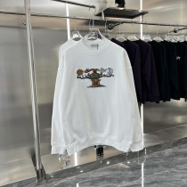Givenchy Street Embroidered Dragon Head Logo Round Neck Hoodie