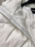 Balenciaga Classic Couple Cola Front Rear Wave Letter Embroidered Down Jacket