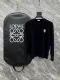 Loewe Unisex Versatile Embroidered Round Neck Wool Sweater