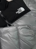 The North Face Classic Contrast Embroidered Logo Large Grid Casual Down Jacket