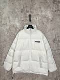 Balenciaga Classic Couple Cola Front Rear Wave Letter Embroidered Down Jacket