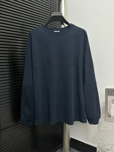 Burberry Classic Letter Logo Bat Sleeve Round Neck Hoodie