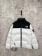 The North Face Classic Contrast Embroidered Logo Large Grid Casual Down Jacket