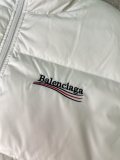 Balenciaga Classic Couple Cola Front Rear Wave Letter Embroidered Down Jacket