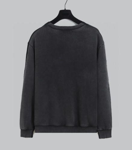 Balenciaga High Street Embroidered Double Collar Sweater Overlapping Casual Sweater