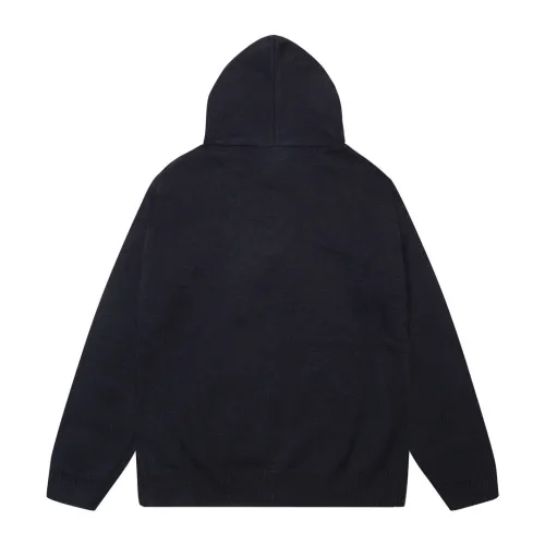 Amiri New Letter Logo Jacquard Tassel Damaged Hole Hooded Sweater