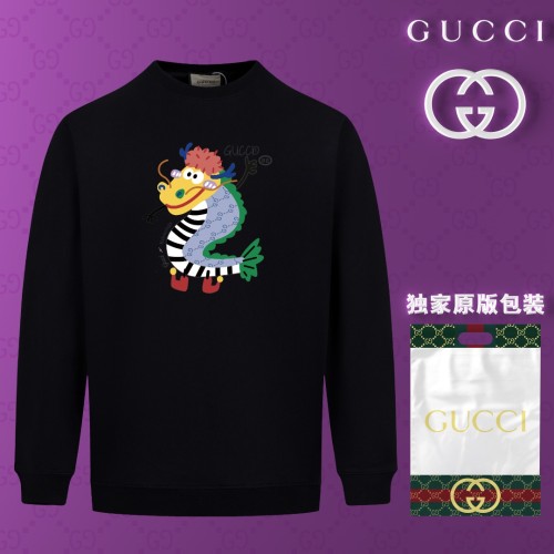 Gucci New Chinese Loong Printed Sweatshirt Unisex Casual Crew Neck Sweatshirt