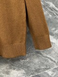 Prada Unisex Classic Triangle Logo Wool Half High Collar Sweater