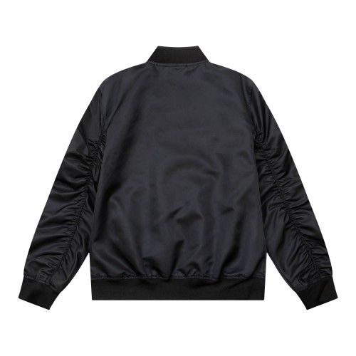 Givenchy Classic Letter Logo Printed Stand Up Collar Zipper Flying Jacket