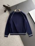 Louis Vuitton New Embroidered Logo Casual Round Neck Sweater