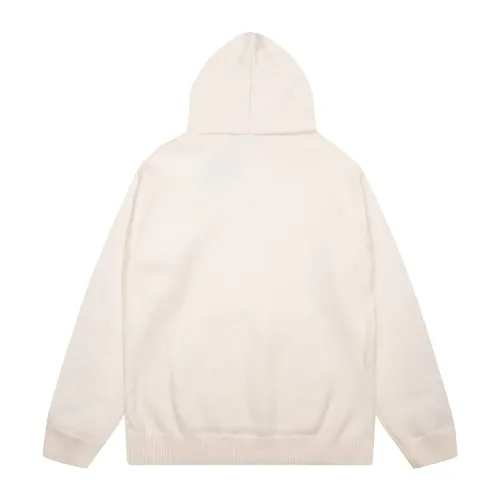 Amiri New Letter Logo Jacquard Tassel Damaged Hole Hooded Sweater