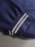Louis Vuitton New Embroidered Logo Casual Round Neck Sweater