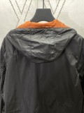 Prada New Triangle Logo Re Nylon Double Sided Hooded Jacket