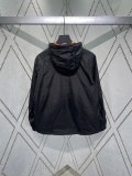 Prada New Triangle Logo Re Nylon Double Sided Hooded Jacket