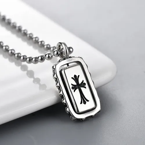 Chrome Hearts Fashion Rotating Cross Bead Chain