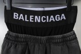 Balenciaga Couple Splicing Fake Two Embroidered Shorts