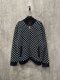 Louis Vuitton New Full Print Logo Jacquard Double sided Wool Knitted Zipper Jacket