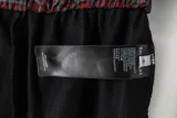 Balenciaga Couple Checkered Button Splicing Fake Two Embroidered Casual Shorts