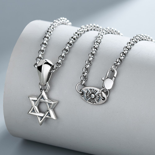 Chrome Hearts Fashion Six Star Necklace