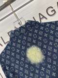 Louis Vuitton New Laundry Gradient Vintage Denim Coat Full Logo Rascal Jacket Coat