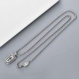 Chrome Hearts Fashion Rotating Cross Bead Chain